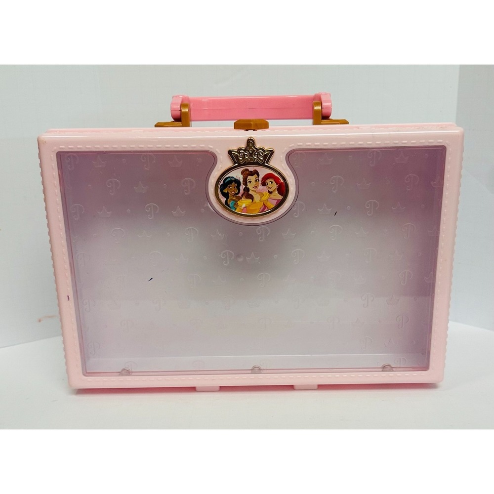 Jakks Pacific Disney Princess Style Collection Pink Cosmetic Carrying Case 8x11